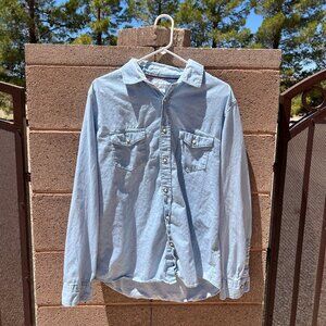 Aeropostale Long Sleeve Button Up - L